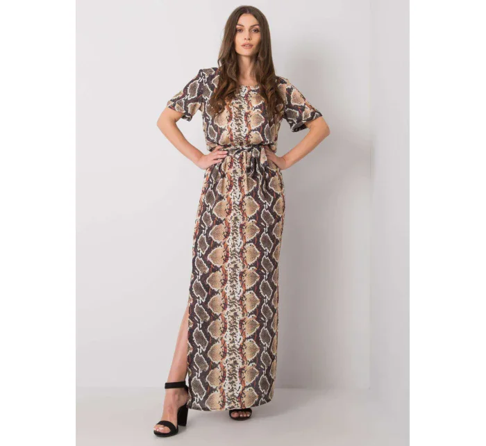 Šaty LK SK model 15440706 béžová - FPrice Šaty LK SK model 15440706 béžová - FPrice