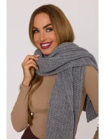 M896 Rebrovaná šatka - sivá M896 Rebrovaná šatka - sivá