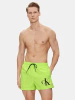 Pánske plavky KM0KM00967 LKQ neónovo zelená - Calvin Klein