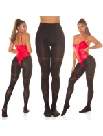 Dámske sexy pančuchy SH81837 Black - Koucla