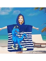 PončoBavlnené svetové detské plážové pončo s kapucňou 60x60 PončoBavlnené svetové detské plážové pončo s kapucňou 60x60