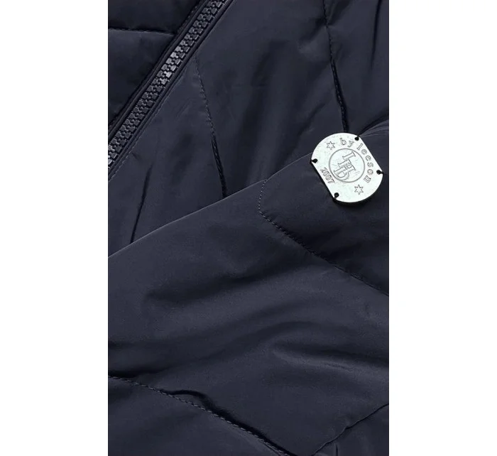 ZIMOWA KURTKA DAMSKA Z KAPTUREM GRANATOWA model 21243468 - LHD ZIMOWA KURTKA DAMSKA Z KAPTUREM GRANATOWA model 21243468 - LHD