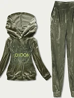 Zelený velúrový dres s aplikáciou (81217)