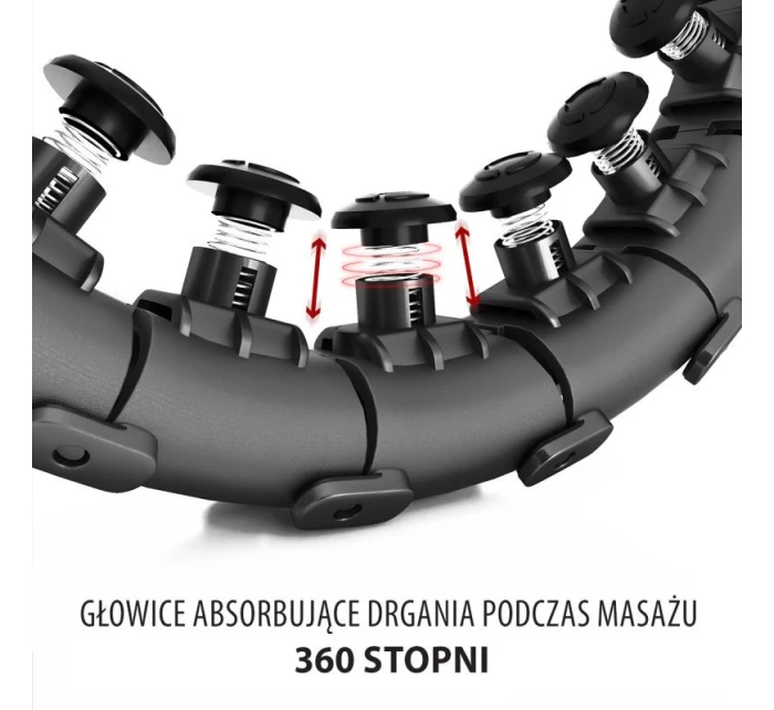 HMS HHW01 obruč s výstupkami a závažiami čierna HMS HHW01 obruč s výstupkami a závažiami čierna