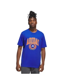 Pánske tričko adidas Varsity Crest blue JN2515