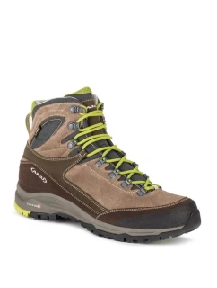 model 21727458 Goretex pánská kožená kotníková trekingová sportovní obuv hnědá - Aku