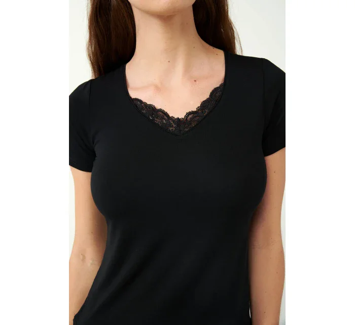 Vamp - Elegantné tričko s čipkou 21801 - Vamp