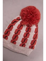 Dámská čepice s bambulí Rozalia model 18751651 - K-Fashion Dámská čepice s bambulí Rozalia model 18751651 - K-Fashion