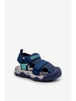 Dětské sandály Na suchý zip Big Star model 21651435 modré - Big Star Shoes Dětské sandály Na suchý zip Big Star model 21651435 modré - Big Star Shoes