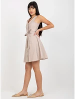 Dámske šaty LK SK 508253 šaty.44P béžová - FPrice