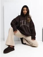 RV BL mikina A1039.22 tmavohnedá RV BL mikina A1039.22 tmavohnedá