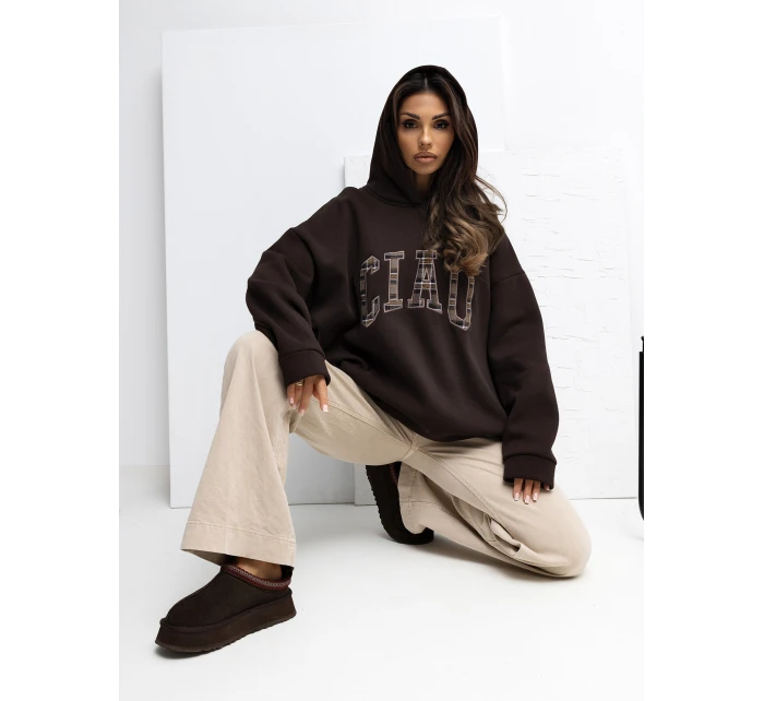 RV BL mikina A1039.22 tmavohnedá RV BL mikina A1039.22 tmavohnedá