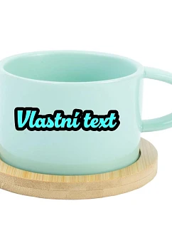 Personalizovaný keramický hrnček „MAKRONKA“ s vlastným textom v obryse