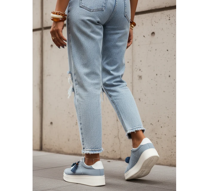 Dámské tenisky na platformě modré Dstreet model 21996401 - FashionStreet