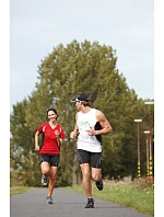 JN 390 Dámské běžecké tričko s výstřihem do V model 22486484 white/black - Daiber JN 390 Dámské běžecké tričko s výstřihem do V model 22486484 white/black - Daiber