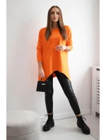 Oversize blúzka oranžová Oversize blúzka oranžová