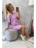 Souprava top+legíny fialová Souprava top+legíny fialová