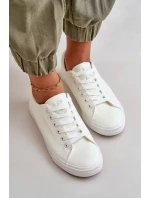 Damskie Skórzane Wiązane Klasyczne Trampki Białe Misima Damskie Skórzane Wiązane Klasyczne Trampki Białe Misima