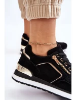 Zamszowe Buty Sportowe Na Platformie Czarne Riverside Zamszowe Buty Sportowe Na Platformie Czarne Riverside