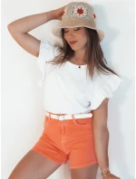 Dámské džínové šortky oranžové Dstreet model 21977755 - FashionStreet