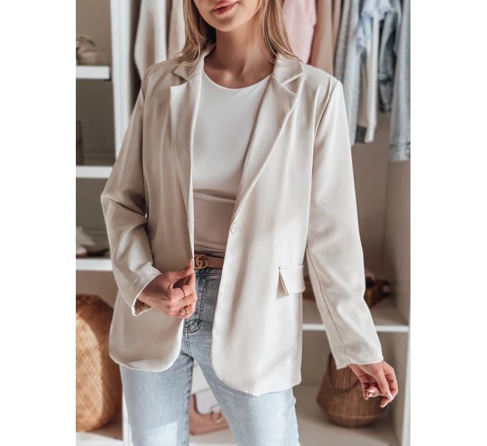 Dámska nadrozmerná bunda RESIDAL light beige FashionStreet PY0122 Dámska nadrozmerná bunda RESIDAL light beige FashionStreet PY0122