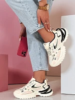 Dámske športové tenisky BLAZERO beige FashionStreet ZY0901