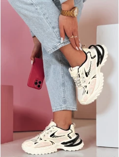 Dámske športové tenisky BLAZERO beige FashionStreet ZY0901