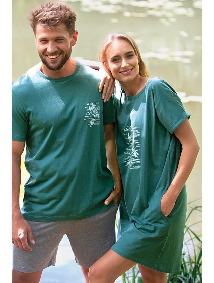 Pánske pyžamo Key MNS 741 A26 cr/r M-2XL Pánske pyžamo Key MNS 741 A26 cr/r M-2XL