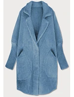 Vlněný přehoz z alpaky, barva ice blue (7108) Vlněný přehoz z alpaky, barva ice blue (7108)