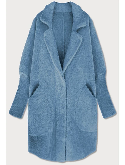 Vlněný přehoz z alpaky, barva ice blue (7108) Vlněný přehoz z alpaky, barva ice blue (7108)
