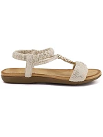 Dámské nazouvací sandály béžové model 22130005 - Artiker