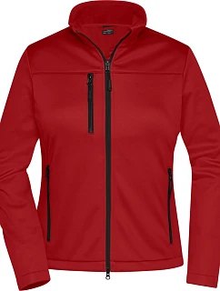 JN Dámská 3vrstvá softshellová bunda 02. red model 22530781 - Daiber