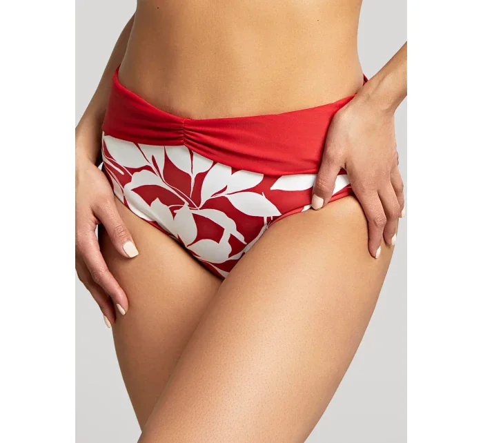 Dámský spodní díl plavek  Červená s bílou  model 18794625 - Panache