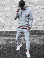 FashionStreet pánske svetlosivé tepláky AX0663 FashionStreet pánske svetlosivé tepláky AX0663