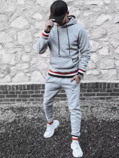 FashionStreet pánske svetlosivé tepláky AX0663