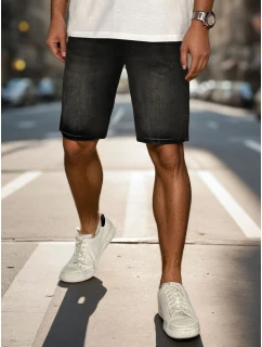 Pánske džínsové šortky čierne FashionStreet SX2500