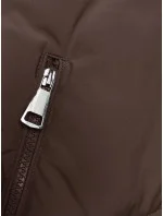 Hnědá zimní bunda s kapucí model 21246115 - LHD