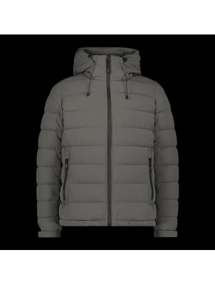 Pánska zimná športová bunda s kapucňou CMP sivá (34K0167/E910)