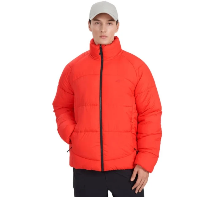 Pánska páperová bunda 4F M0707 červená 4FRAW25TDJAM0707 62S pánska