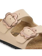 Birkenstock ARIZONA FLOWER BUCKLE KIDS 1030439 SANDCASTLE žabky (štandardná šírka)