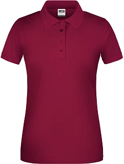JN Dámské pracovní bio piqué polo 02.0 wine model 22529541 - Daiber
