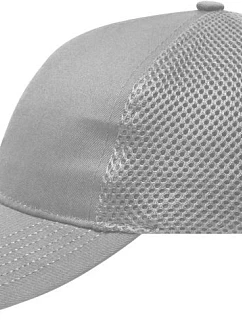 MB 6 panelová kšiltovka ze vzdušné síťoviny 03. light grey model 22495704 - Daiber