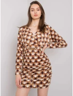 Šaty DHJ SK 12695.26P svetlo hnedá Šaty DHJ SK 12695.26P svetlo hnedá