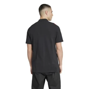 Pánske polo tričko Manchester United M IT4165 Black pattern - Adidas