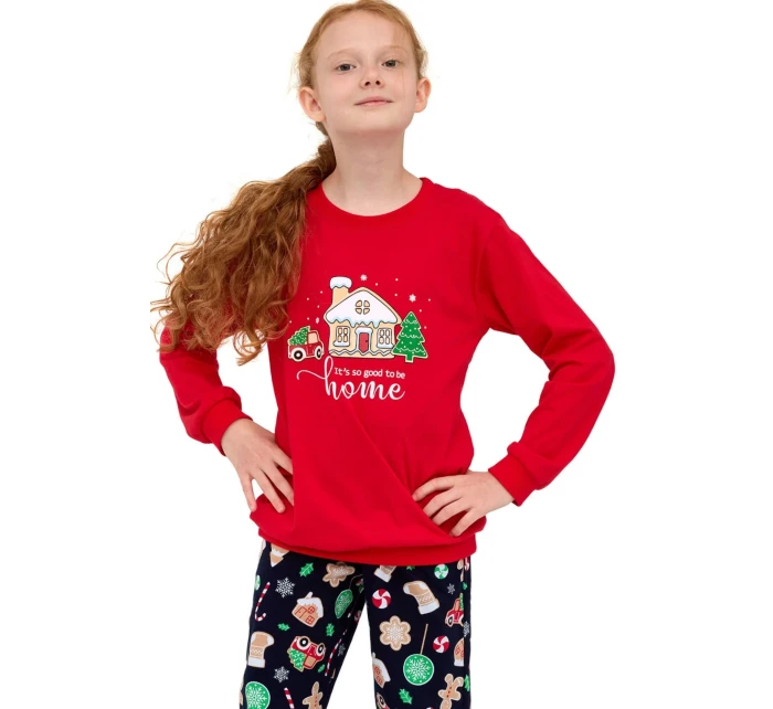 Dievčenské pyžamo 592/175 Domov - CORNETTE Dievčenské pyžamo 592/175 Domov - CORNETTE