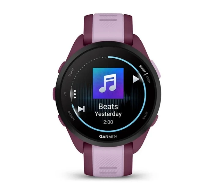 Športové hodinky Garmin Forerunner 165 Music AMOLED 43 mm Berry Lilac