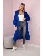 Sveter dlhý sveter chrpová modrá