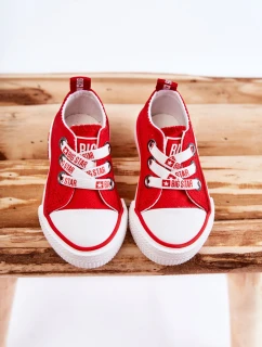 Dětské látkové tenisky BIG STAR model 21594786 červená - Big Star Shoes