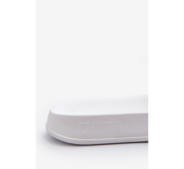 Klapki Męskie Big Star NN174651 Białe