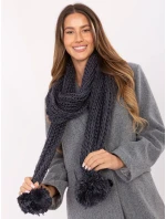 Šál AT SZ S 2203.87 tmavo šedý Šál AT SZ S 2203.87 tmavo šedý